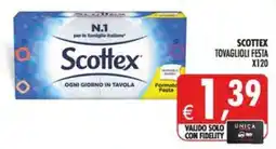 Deco Maxistore Scottex tovaglioli festa offerta