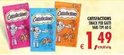Deco Maxistore Catisfactions snack per gatti offerta