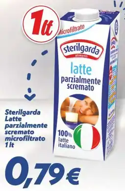 Iper Super Conveniente Sterilgarda latte parzialmente scremato offerta