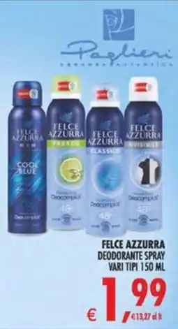 Deco Maxistore Felce Azzurra deodorante spray offerta