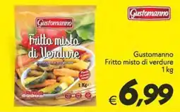 Iper Super Conveniente Gustomanno Fritto misto di verdure offerta