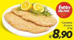 Iper Super Conveniente Cotolette di suino offerta