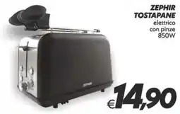 Iper Super Conveniente ZEPHIR tostapane elettrico con pinze offerta