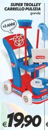 Iper Super Conveniente Super Trolley carrello pulizia grande offerta
