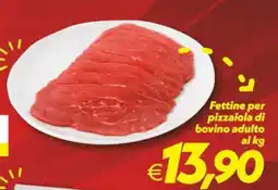 Iper Super Conveniente Fettine per pizzaiola di bovino adulto offerta