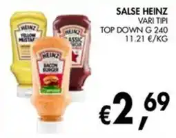 èccoMI Salse Heinz vari tipi offerta