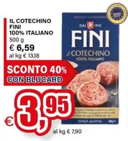 Il Gigante Il cotechino Fini offerta