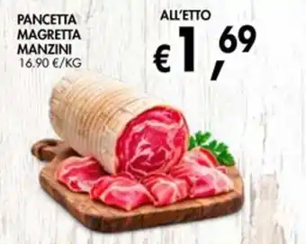 Pancetta magretta Manzini