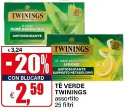 Il Gigante Tè verde Twinings assortito offerta