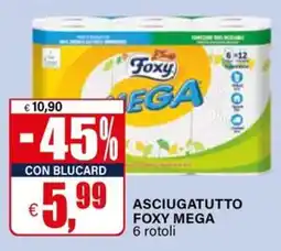 Il Gigante Asciugatutto Foxy Mega offerta