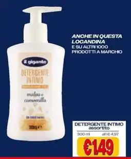 Il Gigante Detergente intimo assortito offerta