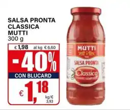 Il Gigante Salsa pronta classica Mutti offerta