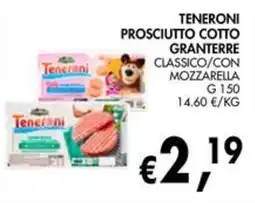 èccoMI Teneroni prosciutto cotto granterre offerta