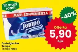 Eurospar Carta igienica Tempo offerta