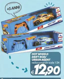 Iper Super Conveniente Hot Wheels Drift Rod/Urban Agent offerta
