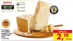 Eurospar Formaggio Parmigiano Reggiano D.O.P. di Montagna Bardi offerta