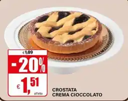Il Gigante Crostata crema cioccolato offerta