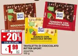 Il Gigante Tavoletta di cioccolato Ritter Sport assortita offerta