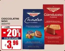 Il Gigante Cioccolatini Novi assortiti offerta