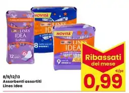 Eurospar Assorbenti assortiti Lines Idea offerta