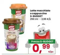 Eurospar Latte macchiato o cappuccino S-BUDGET offerta