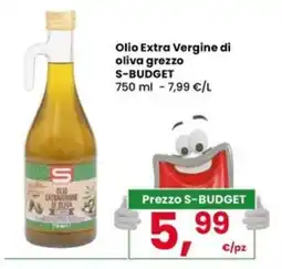 Eurospar Olio Extra Vergine di oliva grezzo S-BUDGET offerta