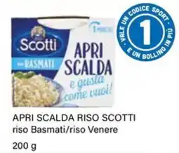 Il Gigante Apri scalda riso Scotti offerta