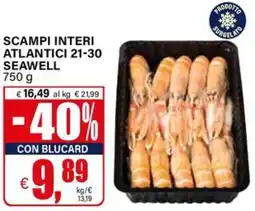 Il Gigante Scampi interi atlantici Seawell offerta