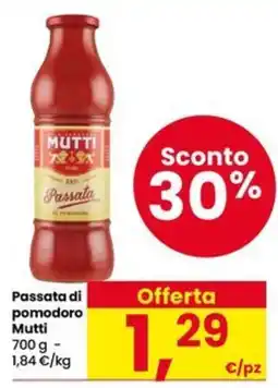Eurospar Passata di pomodoro Mutti offerta