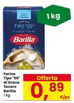 Eurospar Farina Tipo "00" di Grano Tenero Barilla offerta