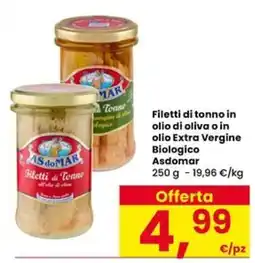 Eurospar Filetti di Tonno Asdomar offerta