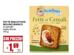 Il Gigante Fette biscottate Mulino Bianco ai cereali offerta