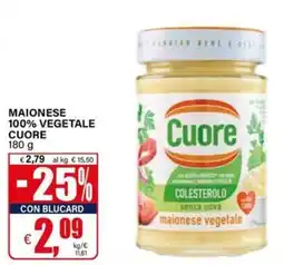 Il Gigante Maionese 100% vegetale Cuore offerta