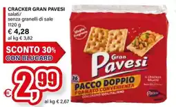 Il Gigante Cracker gran pavesi salati offerta