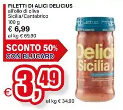 Il Gigante Filetti di alici Delicius offerta
