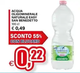 Il Gigante Acqua oligominerale naturale easy san benedetto offerta