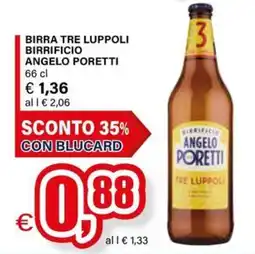 Il Gigante Birra Tre Luppoli Birrificio Angelo Poretti offerta