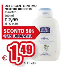 Il Gigante Detergente intimo Neutro Roberts offerta