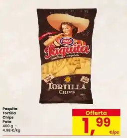 Eurospar Paquita Tortilla Chips offerta