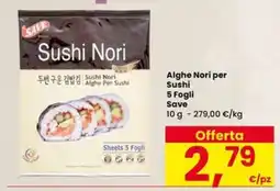 Eurospar Sushi Nori Save offerta