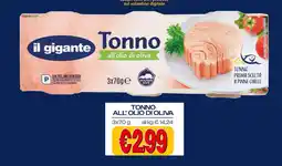 Il Gigante Il gigante Tonno all'olio di oliva offerta