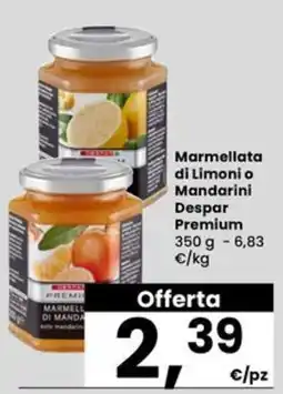 Eurospar Marmellata di Limoni o Mandarini Despar Premium offerta