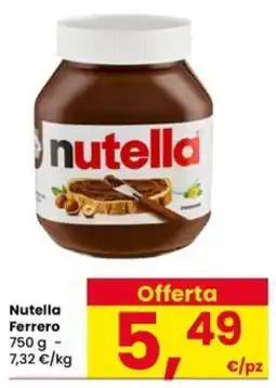 Eurospar Nutella Ferrero offerta