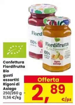 Eurospar Confettura Fiordifrutta Bio offerta