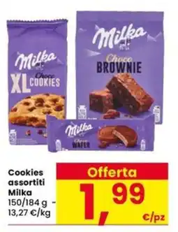 Eurospar Cookies assortiti Milka offerta