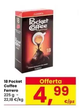 Eurospar Pocket Coffee Ferrero offerta