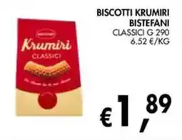 èccoMI Biscotti Krumiri Bistefani Classici offerta