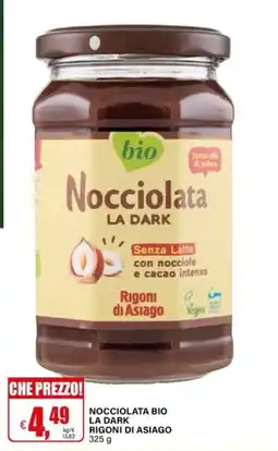 Il Gigante Nocciolata bio la dark rigoni di asiago offerta