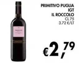 èccoMI Primitivo Puglia Il Roccolo offerta