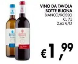 èccoMI Vino da tavola botte buona offerta